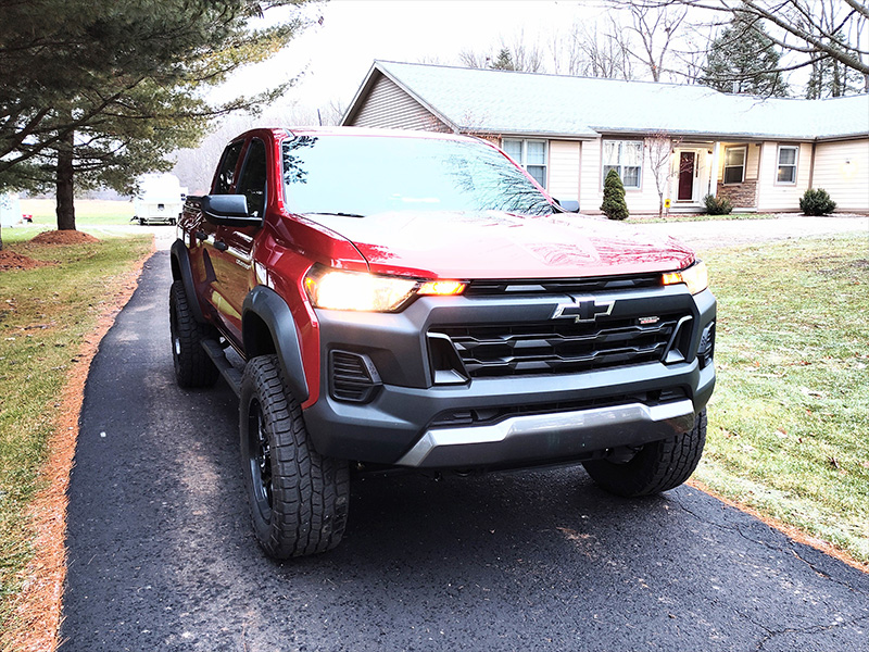 2023 Chevy Colorado Trail Boss Gear Offroad Ratio 761 20x9 Cooper Discoverer At3 Rough Country 2in Lift 