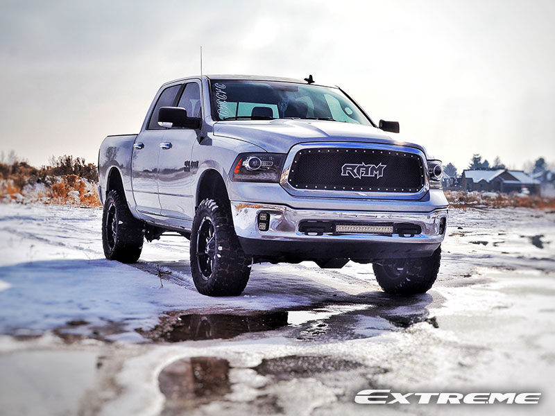 2016 Ram 1500 20x9 Fuel Offroad Wheels 35x12.5R20 Ironman Tires Zone