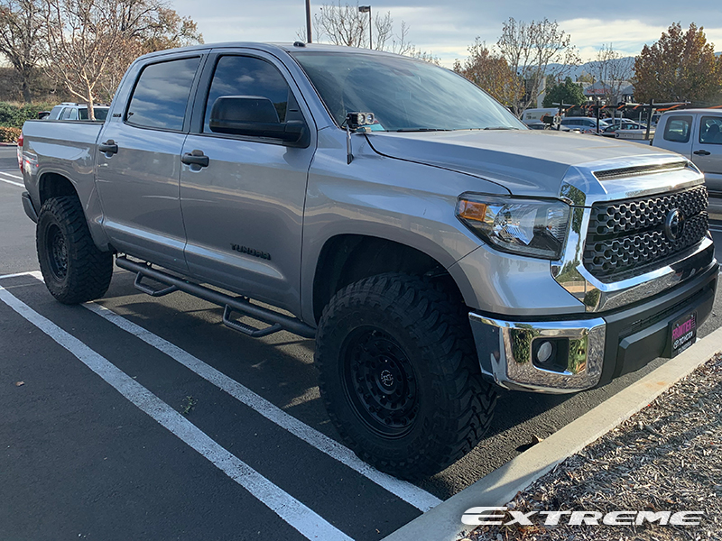2018 Toyota Tundra SR5 Extended Crew Cab Pickup 4WD has a 3-inch Leveling L...
