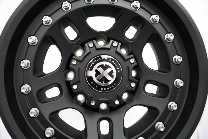 Atx Ax195 17x9 8 Lug Cornice Black Teflon Wheels Rims .JPG