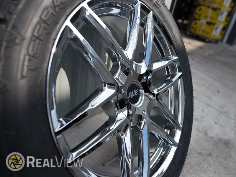RealView of Avenue A613 Chrome 22x9 +35 A6132290002635C