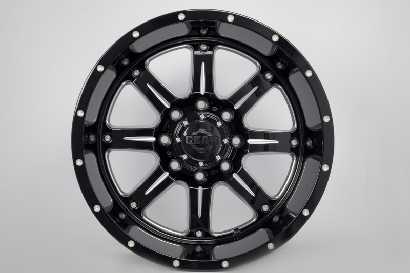 Gear Alloy Big Block 726bm 20x12 8 Lug Gloss Black Milled Wheels Rims .JPG
