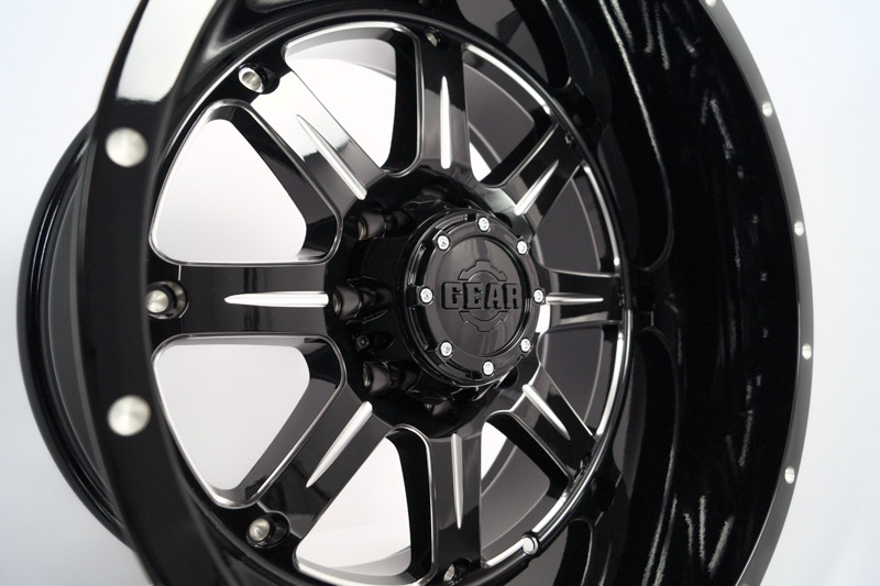 Gear Alloy Big Block Deep 20x12 726bm Gloss Black Milled 1 Gear Alloy Big Block Deep 20x12 726bm Gloss Black Milled 1