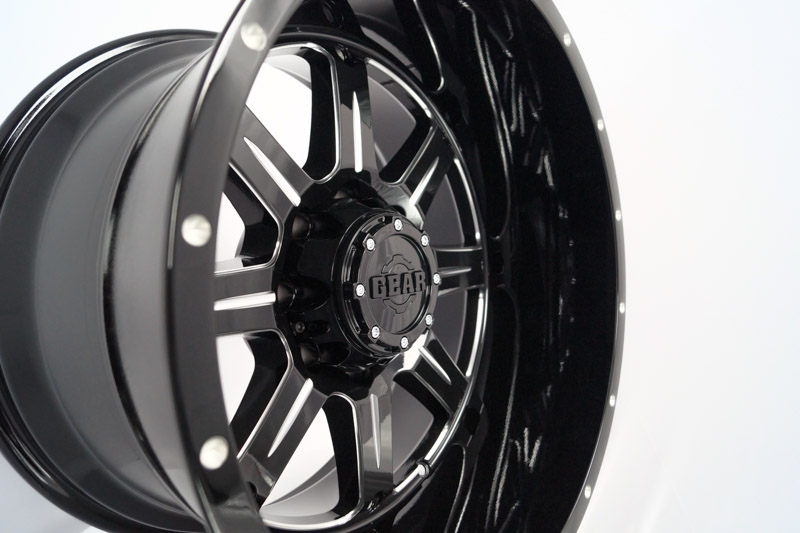 Gear Alloy Big Block Deep 20x12 726bm Gloss Black Milled 2 Gear Alloy Big Block Deep 20x12 726bm Gloss Black Milled 2