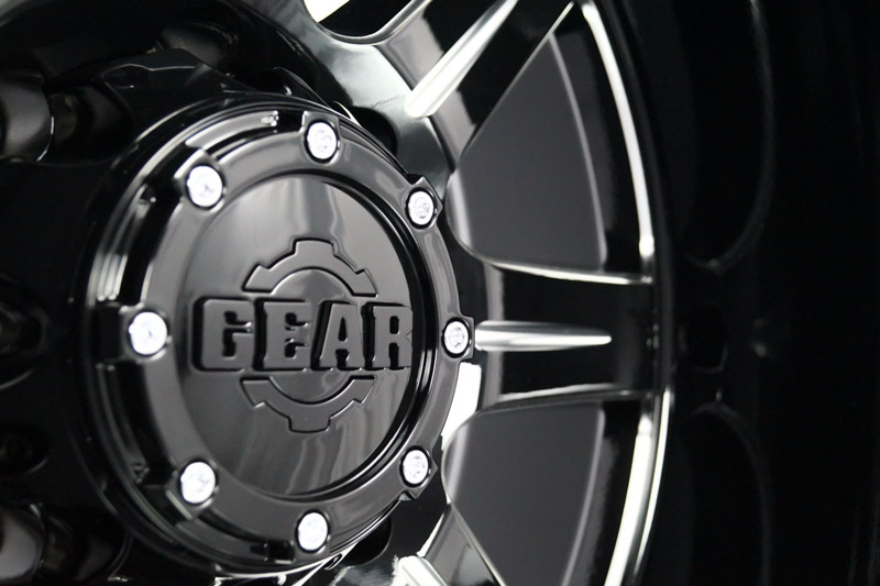 Gear Alloy Big Block Deep 20x12 726bm Gloss Black Milled 4 Gear Alloy Big Block Deep 20x12 726bm Gloss Black Milled 4