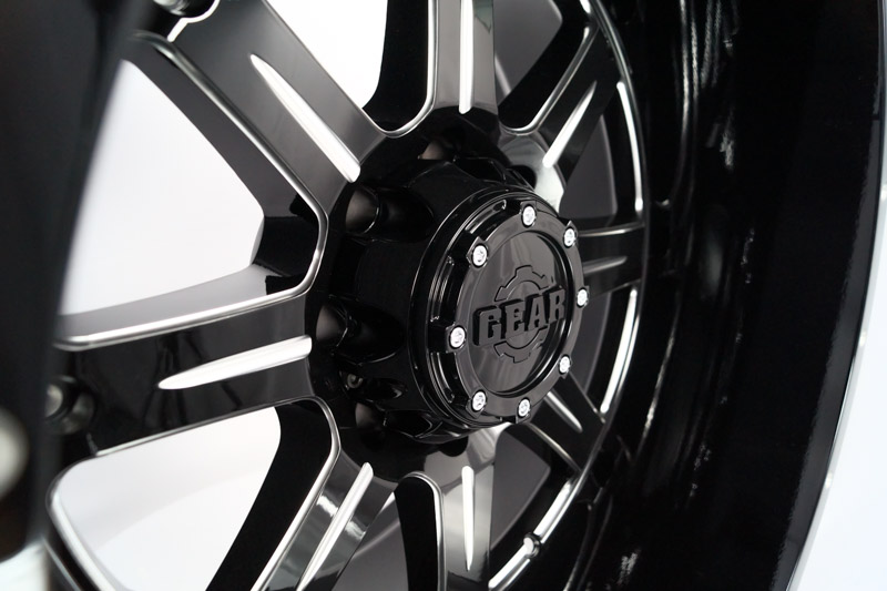 Gear Alloy Big Block Deep 20x12 726bm Gloss Black Milled 5 Gear Alloy Big Block Deep 20x12 726bm Gloss Black Milled 5