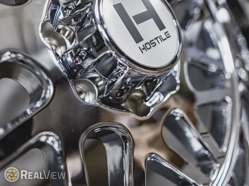 Hostile Sprocket H108 8 Lug Armor Plated Wheels 8x6.5 20x10 19 H1082010816547C