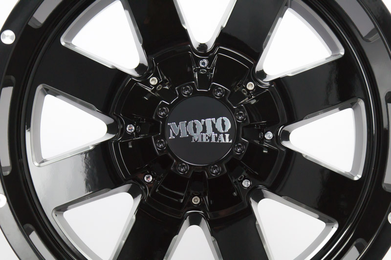 Moto Metal 962 18x10 6 Lug Gloss Black Milled Wheels Rims .JPG