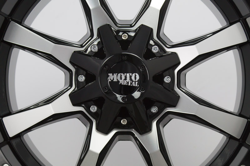 Moto Metal 970 Mo070b 20x9 8 Lug Gloss Black Machined Wheels Rims .JPG