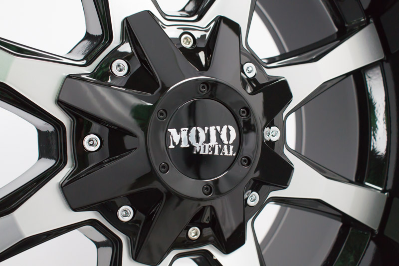 Moto Metal 970 Mo070b 20x9 8 Lug Gloss Black Machined Wheels Rims .JPG