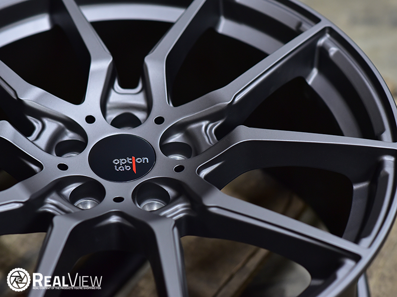 RealView of Option Lab R716 L16 Noble Gray 18x8.5 +48 L168858048MGM