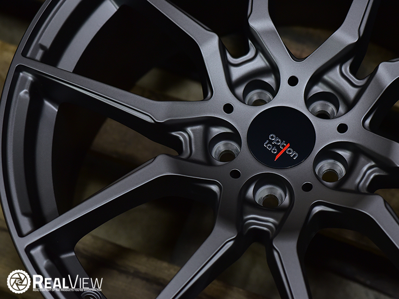 RealView of Option Lab R716 L16 Noble Gray 18x8.5 +48 L168858048MGM