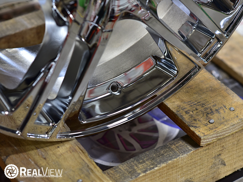 RealView of Verde Protocol V36 Chrome - 17x7 +40 - V36-771640C