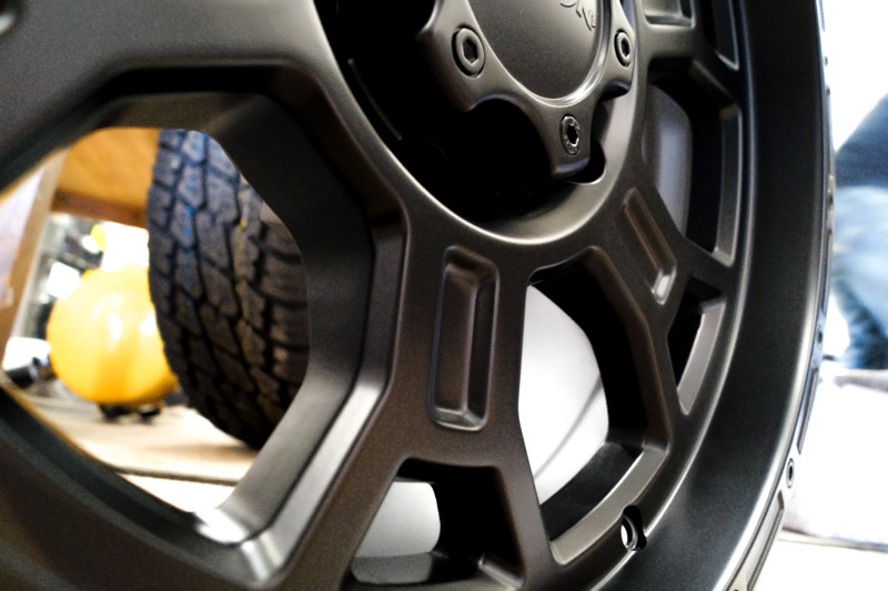 Vision Off Road Raptor 372 17x9 6 Lug Matte Black Wheels Rims .JPG