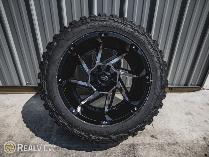 Vision Prowler 422gbmf 20x12 20 By 12 Inch Wide Wheel Federal Couragia Mt 33x12 5r20 Tire 