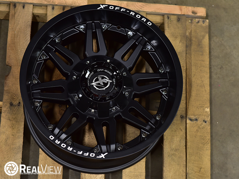 Xf Offroad Xf 20x10 12 Matte Black Milled Wheels Rims 