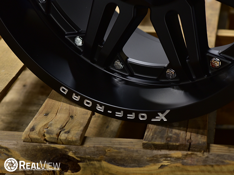 Xf Offroad Xf 20x10 12 Matte Black Milled Wheels Rims 