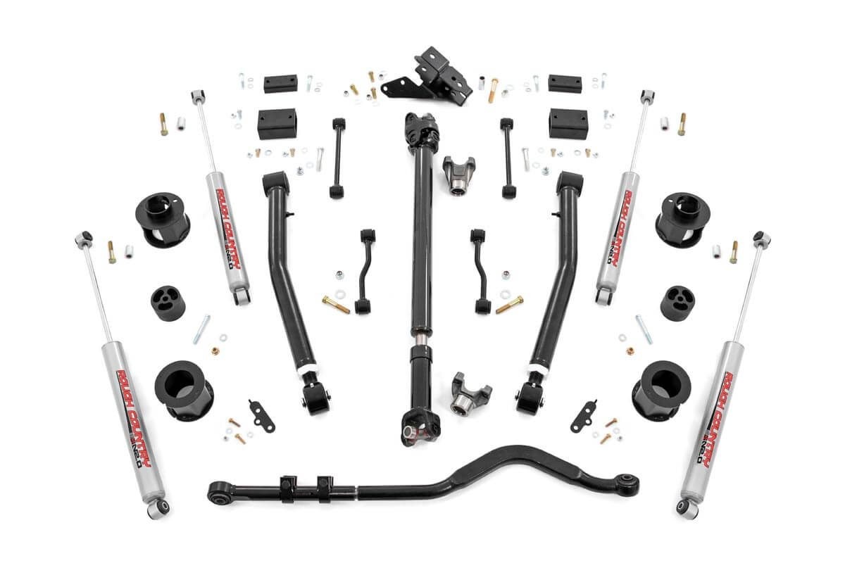 Rough Country 3.5in Jeep Suspension Lift Kit (2018 JL ...