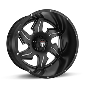 American Truxx Ninja AT163 Black W Milled Spokes