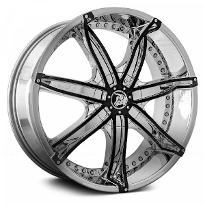 Diablo DNA Chrome W Black Inserts - Part Number DNA-24161393573 Diablo DNA Chrome W Black Inserts Photo