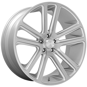 Dub Flex S257 Gloss Silver Brushed Face