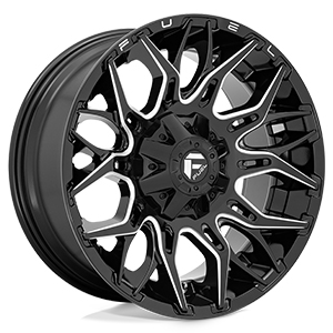 Fuel Offroad D769 Twitch Gloss Black Milled