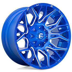 Fuel Offroad D770 Twitch Anodized Blue Milled