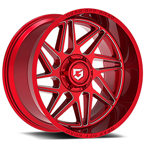 Gear Offroad 761RM Gloss Red W/ Milled Accents