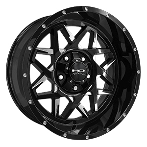 HD Offroad Caliber Black Milled Face