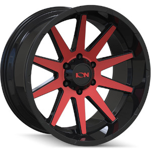 Ion Alloy 143 Red Machined 20x9 +18 with Laufenn X Fit HP LA41 275 ...
