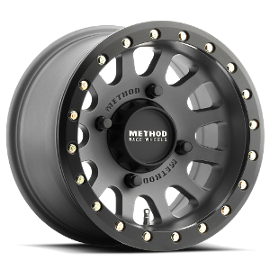 Method Race UTV MR401 Beadlock Titanium - NO RETURNS!