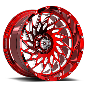 Worx WF820RT Polished Red Tint W/ Milled Accents