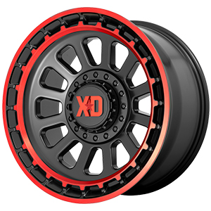 XD Series XD856 Omega Black W Red Tint