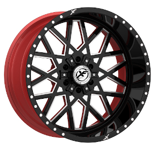 XF Forged XFX-307 Gloss Black With Red Milled
