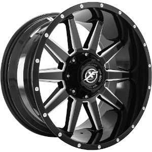Xf Off-Road XF-219 Gloss Black Milled Photo