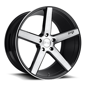 Niche Milan M124 Black Machined Wheel