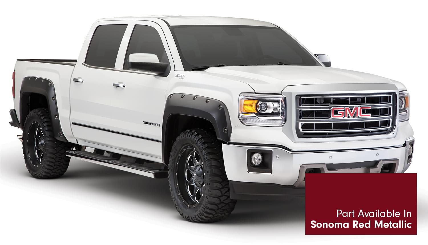 Pocket Style Fender Flare (Set of 4) Sonoma Red Metallic (Paint