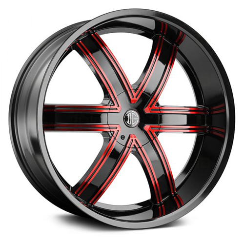 2Crave No.44 Gloss Black W/ Red Machined Face