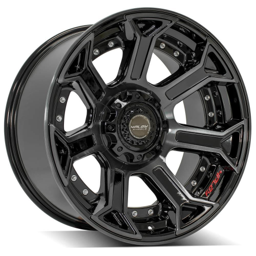 4Play 4P70 Gloss Black w/ Brushed Face & Tinted Clear - Part Number 4P70-22100-5D55-24BBT-FX 4Play 4P70 Gloss Black w/ Brushed Face & Tinted Clear Photo