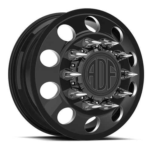 ADF Wheels Classic Gloss Black/Machined - Part Number I101BM228222+144 ADF Wheels Classic Gloss Black/Machined Photo