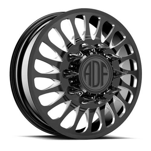 ADF Wheels Cyclone Gloss Black/Machined - Part Number D210BM288222+132L ADF Wheels Cyclone Gloss Black/Machined Photo