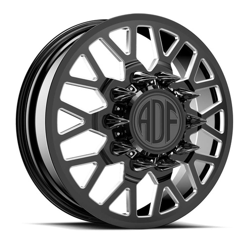 ADF Wheels Dfl Gloss Black/Machined - Part Number I211BM208227+144 ADF Wheels Dfl Gloss Black/Machined Photo