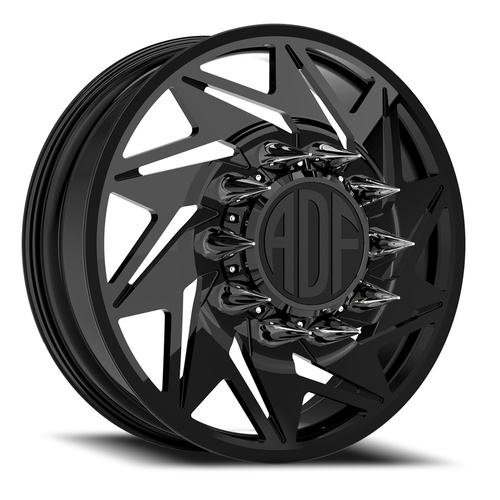 ADF Wheels Flex Dually Gloss Black - Part Number D205GB228226+144R ADF Wheels Flex Dually Gloss Black Photo