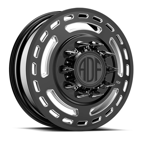ADF Wheels Lt2 Gloss Black/Machined - Part Number I214BM208223+144 ADF Wheels Lt2 Gloss Black/Machined Photo