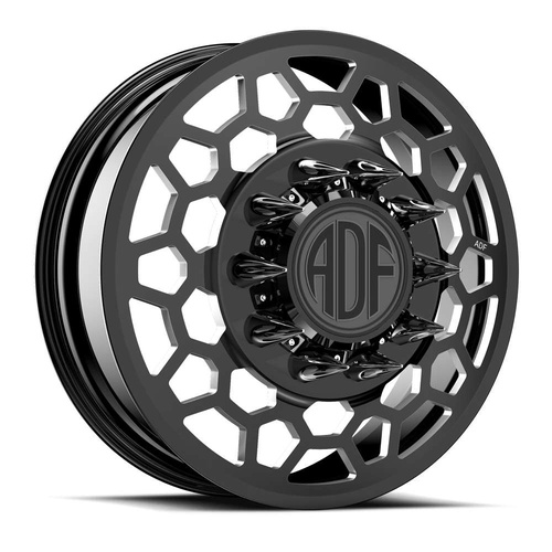 ADF Wheels Matrix Gloss Black/Machined - Part Number D215BM208221-167 ADF Wheels Matrix Gloss Black/Machined Photo