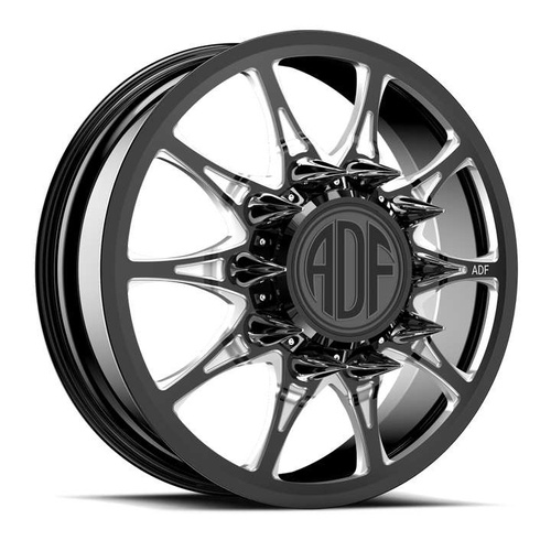 ADF Wheels Oil Man Gloss Black/Machined - Part Number I217BM208225+144 ADF Wheels Oil Man Gloss Black/Machined Photo
