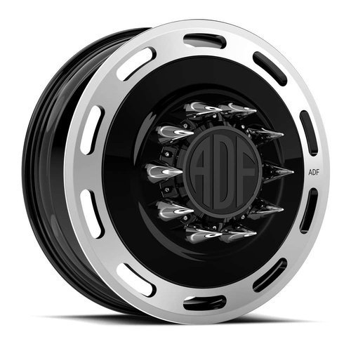 ADF Wheels Optimus Gloss Black/Machined - Part Number D104BM288221-156 ADF Wheels Optimus Gloss Black/Machined Photo