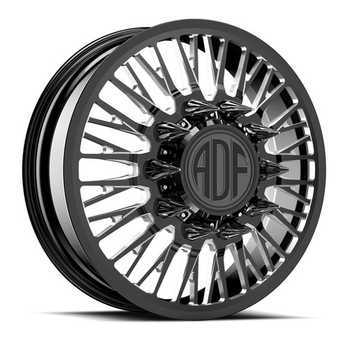 ADF Wheels Psyop Gloss Black/Machined - Part Number D218BM268225-156 ADF Wheels Psyop Gloss Black/Machined Photo