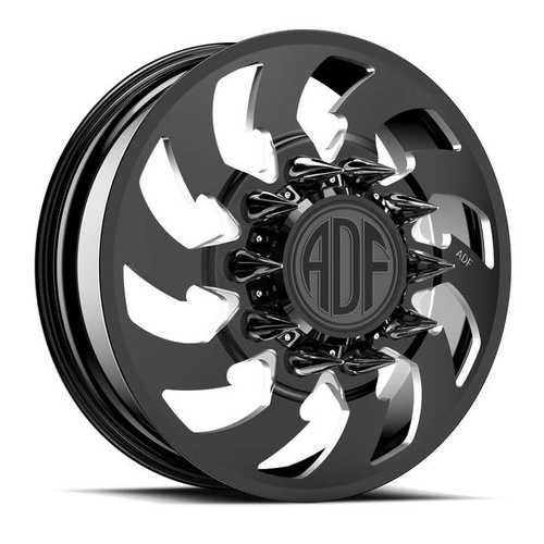 ADF Wheels Reaper Gloss Black/Machined - Part Number I219BM268220+132R ADF Wheels Reaper Gloss Black/Machined Photo