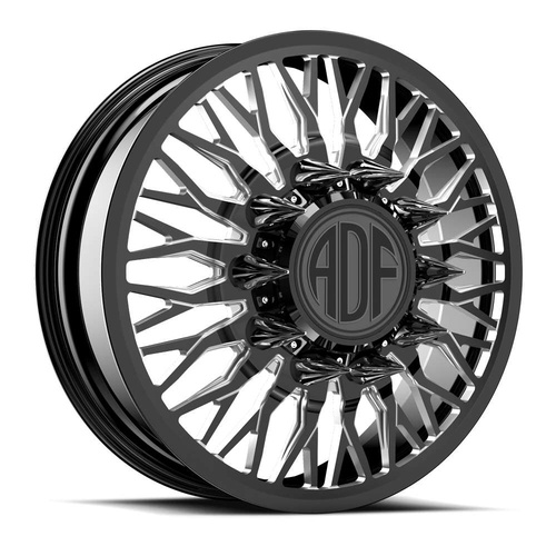 ADF Wheels Rizz Gloss Black/Machined - Part Number I220BM248221+144 ADF Wheels Rizz Gloss Black/Machined Photo